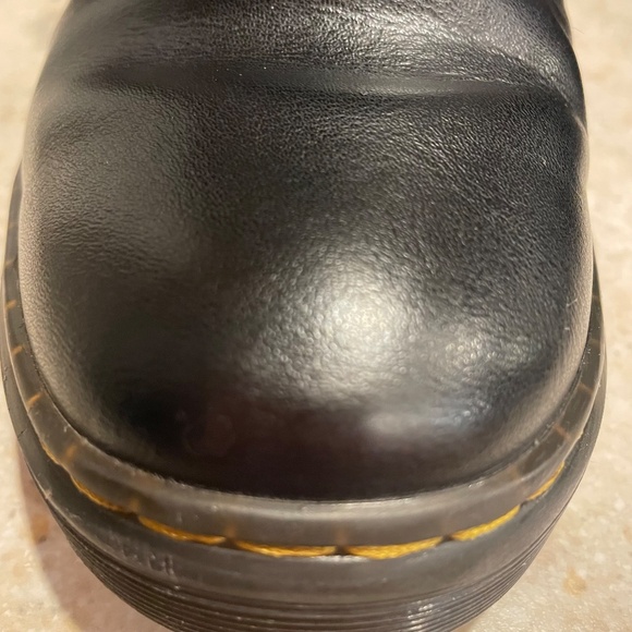 Dr. Martens Combat Boots Zavala Lace Up Leather Black Unisex / Size: M7, W8 - Picture 7 of 15